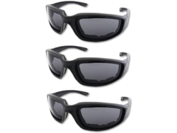 Gafas Para Motociclista, 3 Pares, Con Espuma Suave, Protección Uv, Resistentes Al Viento Y Al Polvo Para La Práctica De Motociclismo Al Aire Libre.