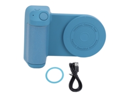 Soporte magnético para cámara, soporte para fotos de smartphone, soporte de carga inalámbrica de 3300 mAh para grabar vídeos, azul oscuro