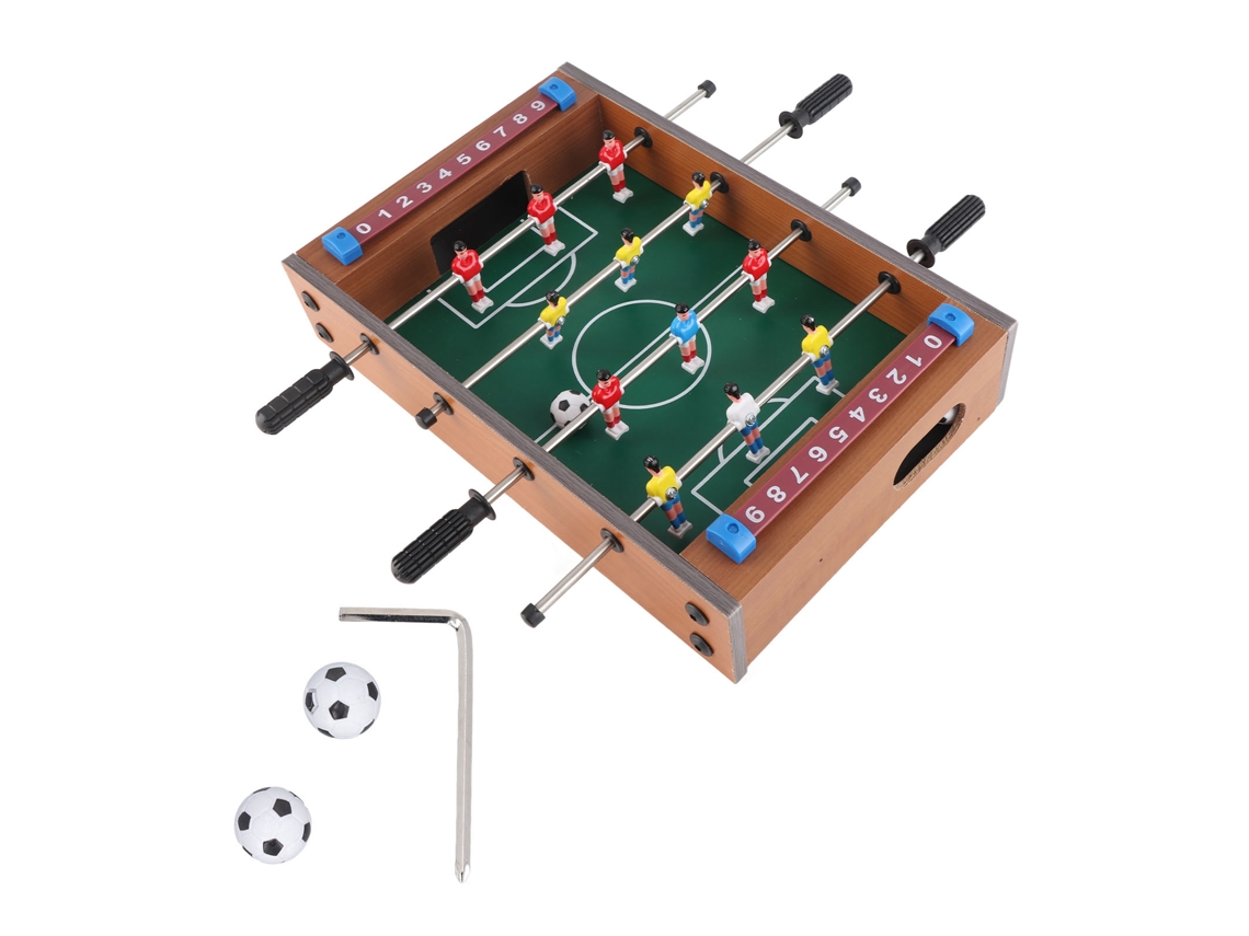 Ats-set De Juego De Fútbol De Mesa Para Niños Con 2 Pelotas, 4 Filas Interactivas Para Adultos Y Niños