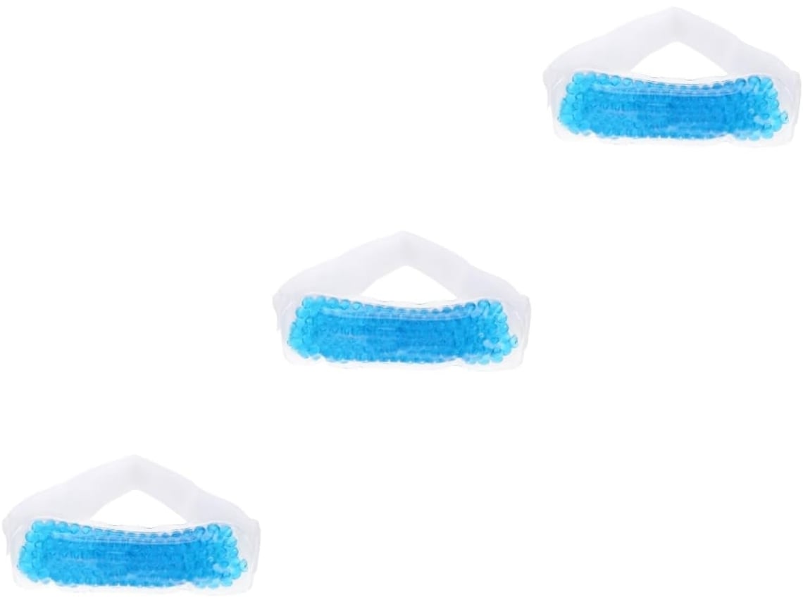 3 unidades de crema caliente para rodillas y codos, color azul, para dolores de cabeza, dolor de ojos y resfriados.