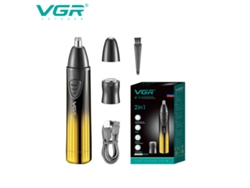 Recortadora de vello nasal eléctrica MDUG, lavable y recargable (dorada)