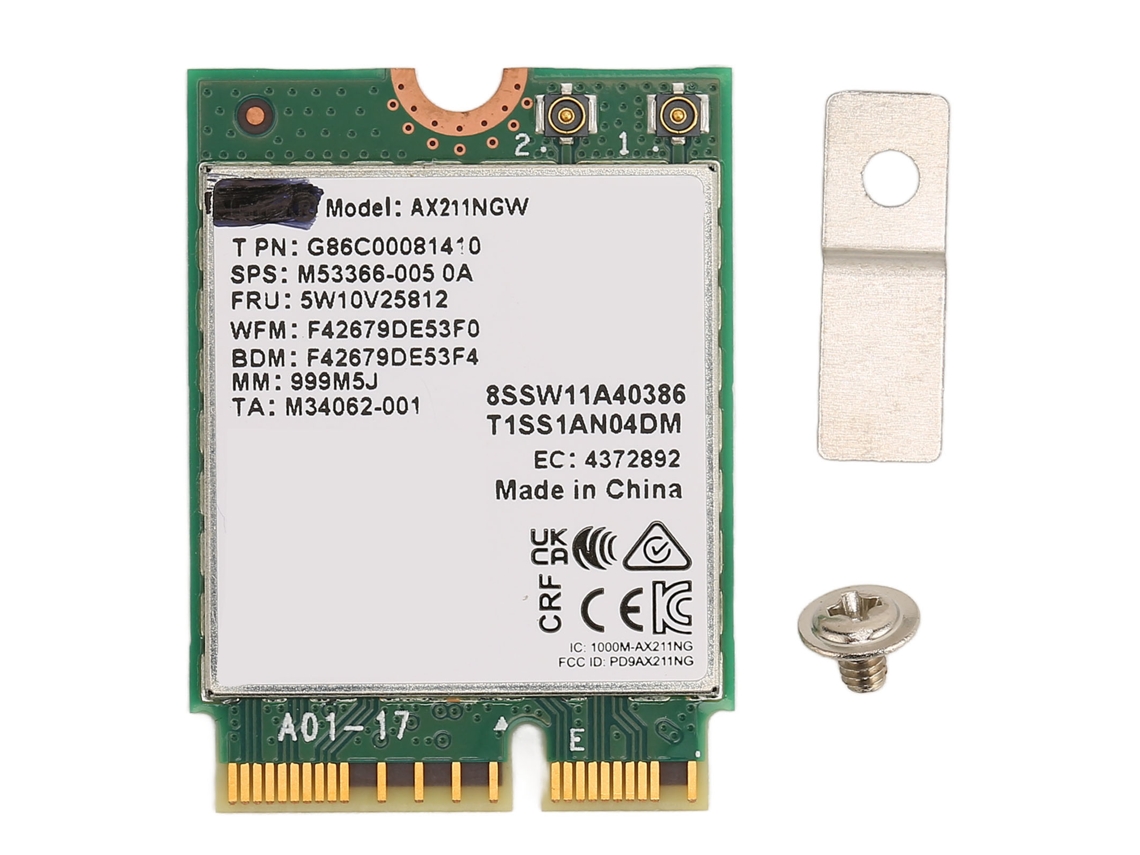 Tarjeta De Red M.2 Ax211ngw Cnvio 2 De Triple Banda 802.11ac Bt5.2 Adaptador Wifi Inalámbrico Para Win 10