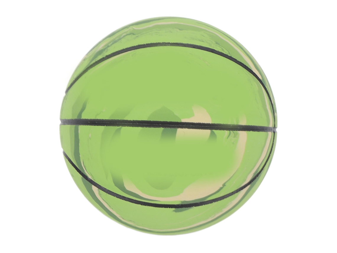 Balón De Baloncesto De Goma En Miniatura Para Aliviar El Estrés En Niños Y Mascotas - Verde