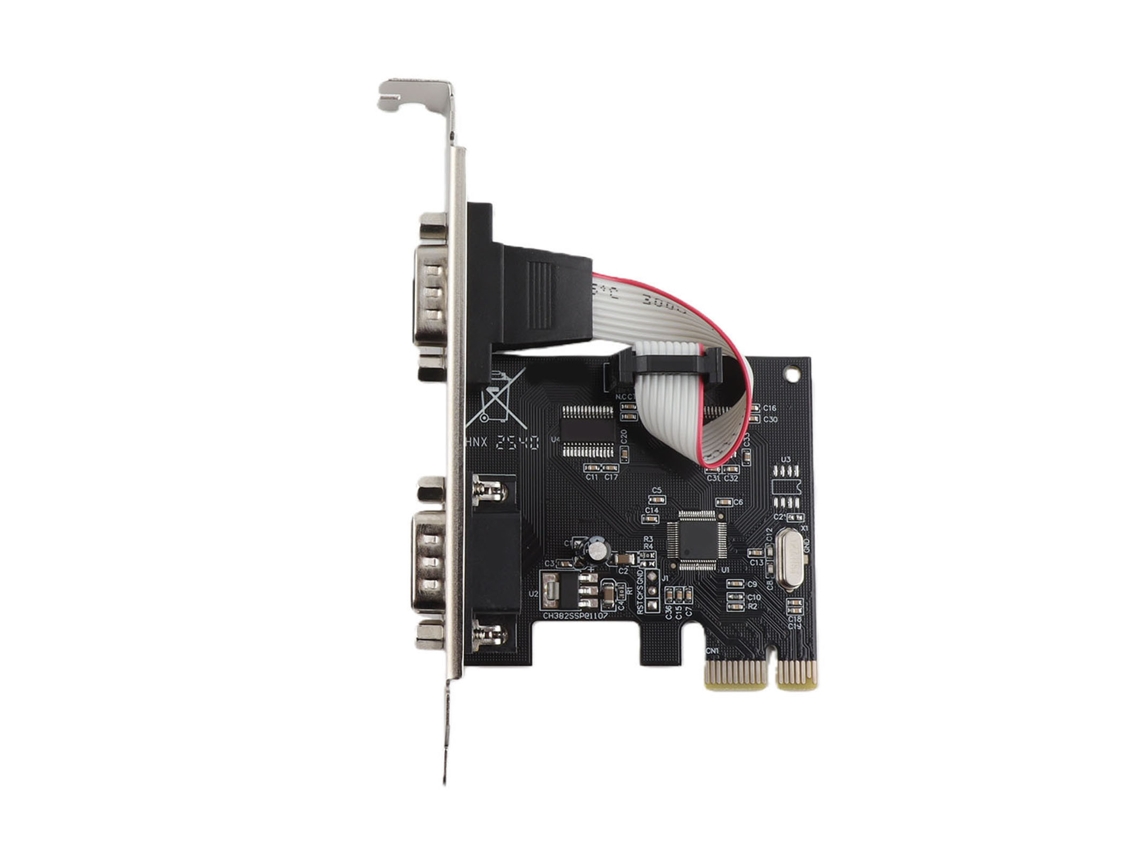 Tarjeta De Puerto Serial Db9 Rs232 Pcie De 2 Puertos, Controlador De Host De Expansión Para Windows Linux