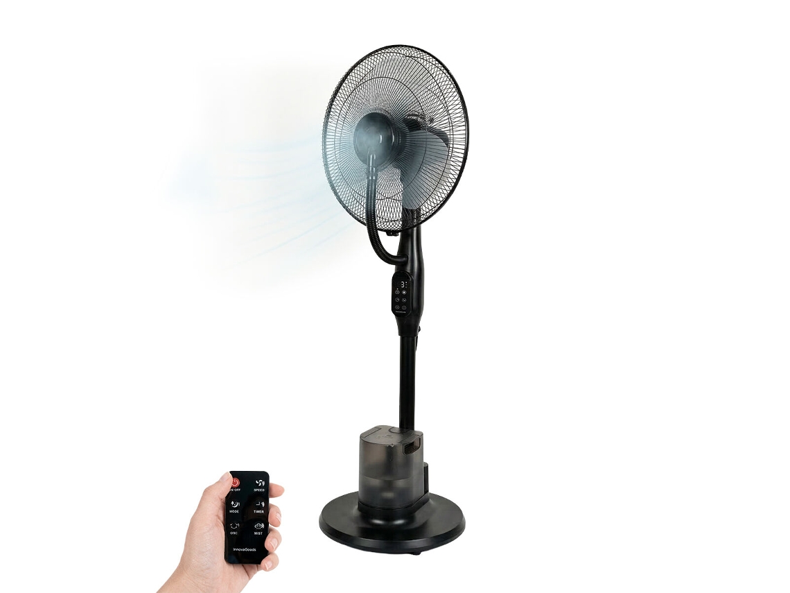 Ventilador De Pie Nebulizador Con Mando A Distancia Sprair Innovagoods