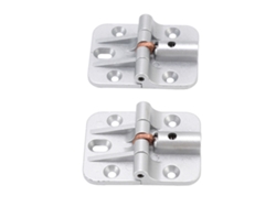 2 Bisagras Silenciosas De Aleación De Zinc De 90/180 Grados Para Puertas De Armarios Y Cajones.