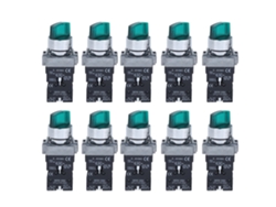 10 Interruptores Pulsadores De Resorte Berm Nc Con Perilla De Llave Ac220v Ac24v Bem-xb2-20xd 31