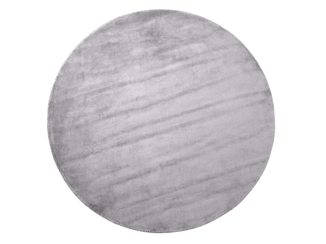 Alfombra de pelo corto BELIANI Gesi ii de Viscosa Gris 140x140
