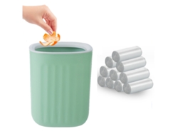 Organizador compacto para escritorio y oficina, bolsas de basura resistentes para desechar pañuelos y restos de comida en la cocina, minibolsas versátiles.