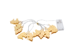 Guirnalda De Luces Led, 10 Bombillas, Diseño Único, Ideal Para Fiestas, Bodas Y Decoración Navideña.