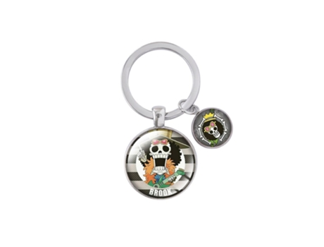 Mainan pegangan gantungan kunci anime one piece kartun luffy ace sauron figur gantungan kunci cincin aksesori liontin mainan