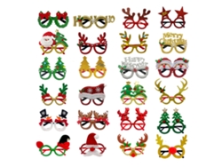 Juego de vasos navideños con dibujos animados - 24 piezas AURUM