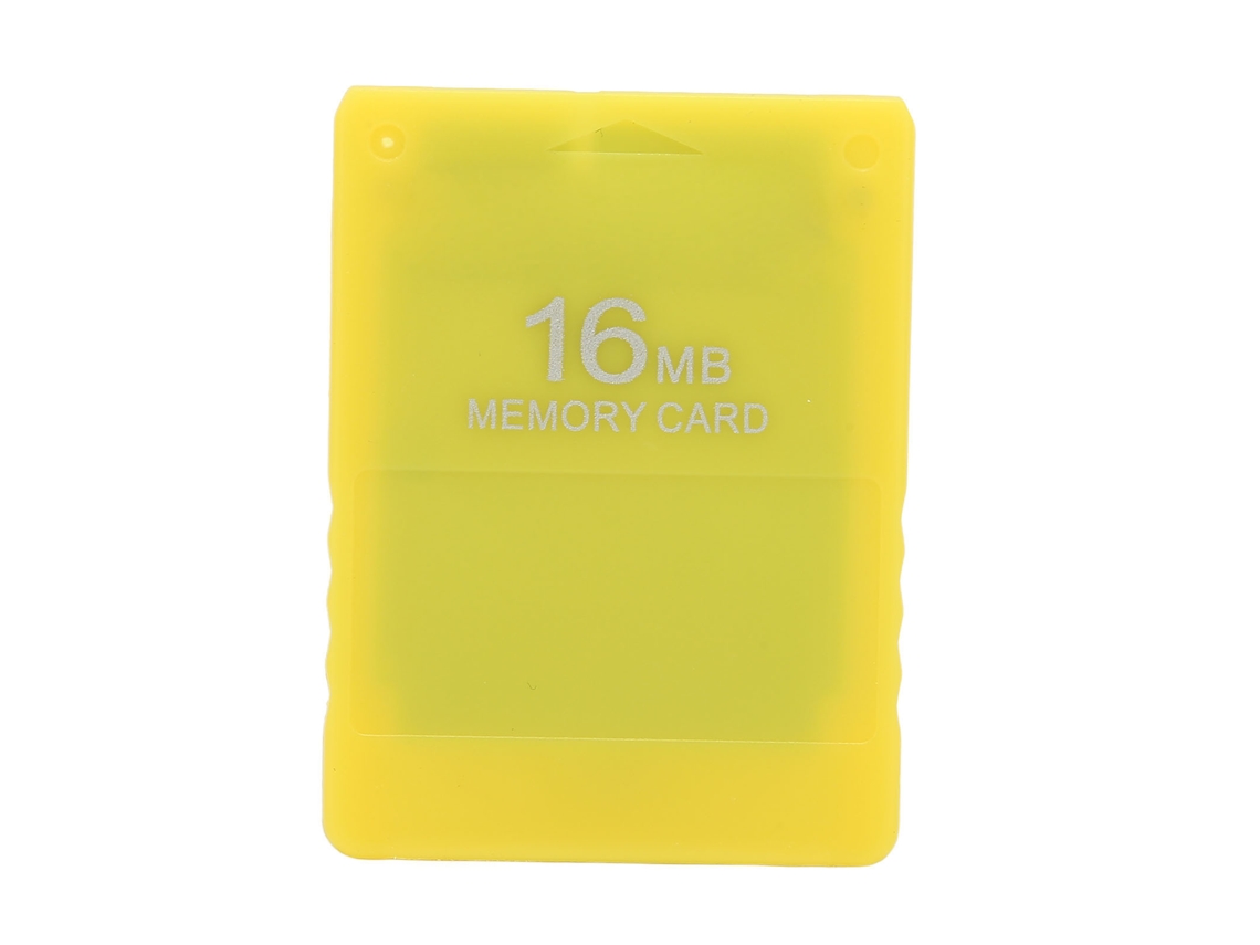 Tarjeta De Memoria De Juego De Alta Velocidad De 16mb Fmcb1.966 Para Ps2 Accesorios Profesionales De Juego Amarillo
