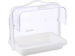 Soporte Para Tapa De Pastel Transparente A Prueba Polvo Que Protegerá El Bandeja Transporte Pasteles