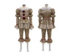 Disfraz De Payaso Pennywise Para Adulto Para Halloween, De Stephen King (cosplay De It).