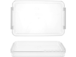 Caja De Almacenamiento De Plástico De 2 Piezas Para Archivos Planos