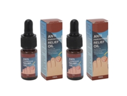 Aceite para uñas dañadas (paquete de 2), tratamiento suave y seguro para uñas gruesas, descoloridas y con paroniquia (10 ml)