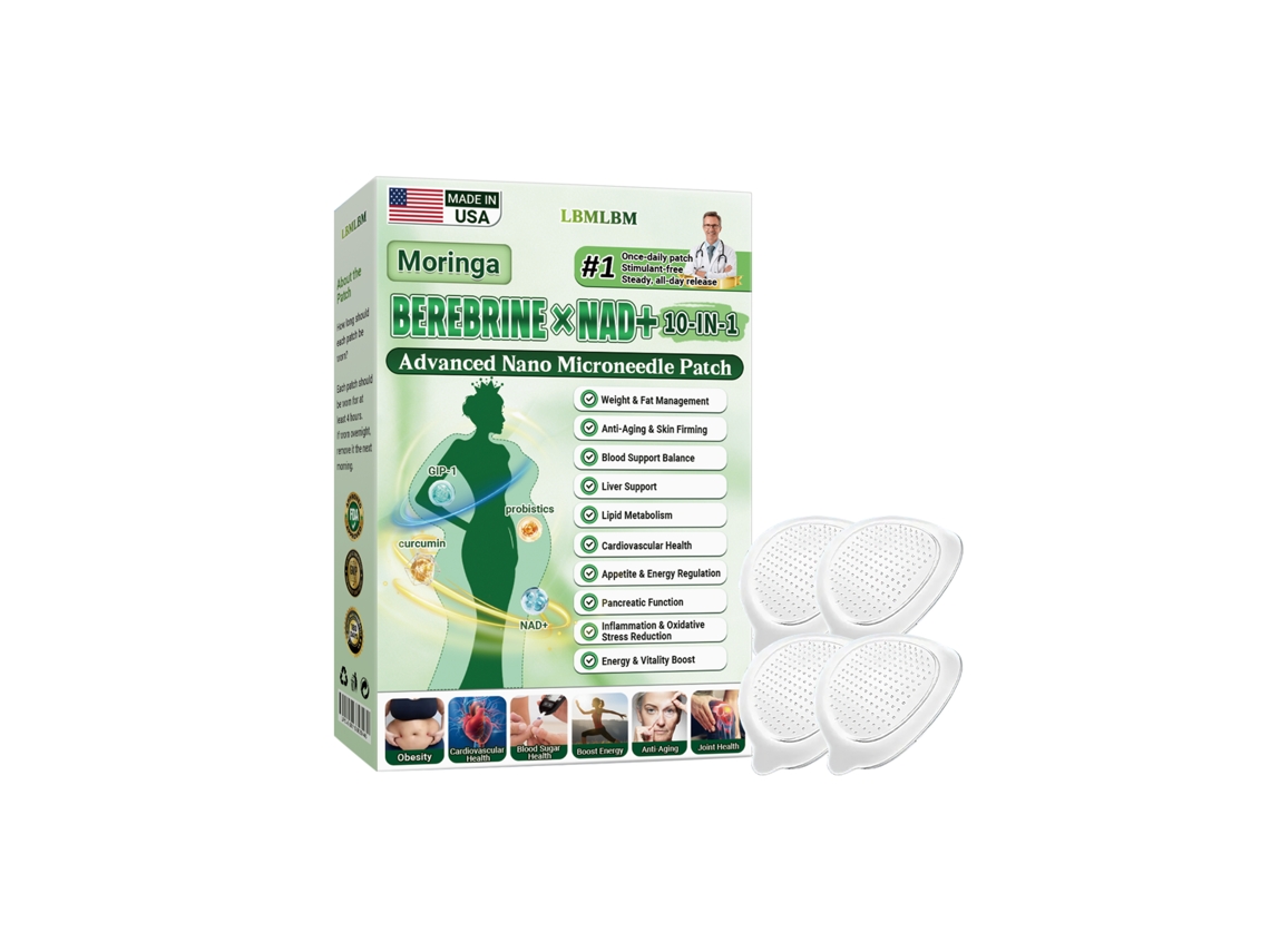 Parche de microagujas con compuesto de moringa