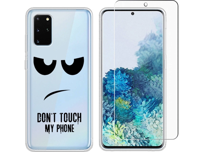 Carcasa y Protector de Pantalla Samsung S20 Plus S GHM+TPU-S-S20Plus-tpu-Duo5(LS) Transparente
