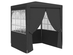 Carpa de fiesta VIDAXL Antracita Polietileno (2,5x2,5m)