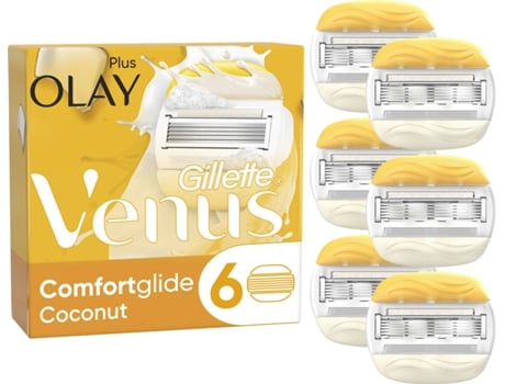 Recambio de Hojas GILLETTE Venus ComfortGlide Coconut (6 un)