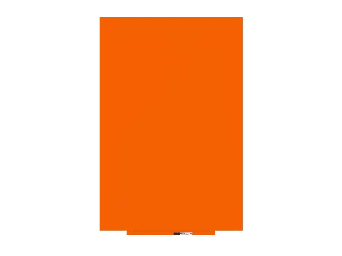 Pizarra Blanca ROCADA de Piel 100x150 cm Naranja