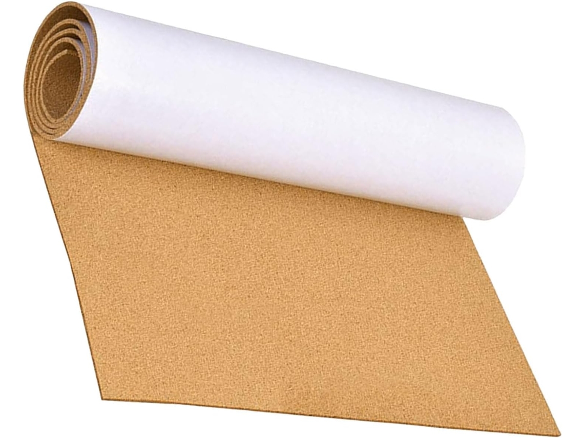 Tablero de anuncios autoadhesivo de corcho, 120 x 30 cm