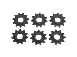 2026-6pcs Piñón De Motor 25h 11d Acero 10mm Para Patinete Eléctrico Motor My1020 Rueda De Cadena Con Agujero De Montaje En Forma H