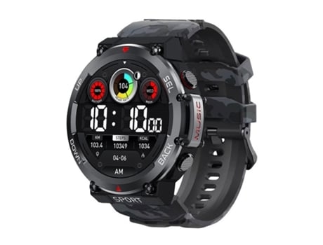 Relojes Inteligentes para Hombre Ip68 Modo Deportivo Impermeable Negro AUJEZON