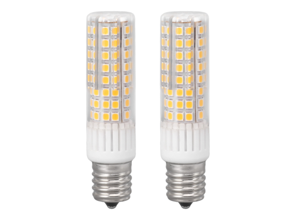 Rebe-2pcs Bombilla Led E17 Para Microondas 100leds 100‑240v Luz Cálida Para Horno Microondas Y Lámpara De Mesa