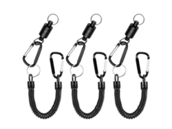 Soporte magnético para cuerda de red de pesca, 3 unidades