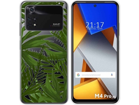 Carcasa para Xiaomi Poco M4 Pro 4G TUMUNDOSMARTPHONE Dibujos Transparente Jungla Multicolor