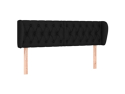Maison Exclusive - Cabecero De Tela Negro 147x23x78/88 Cm