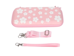 Mochila De Almacenamiento Portátil De Protección Eva Rosa Para Consola De Juegos Sakura Girl Para Switch Lite