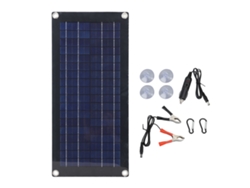 Cargador De Batería Solar De 20 W Y 18 V, Kit De Carga Portátil Con Panel Solar Para Acampar Y Hacer Senderismo.