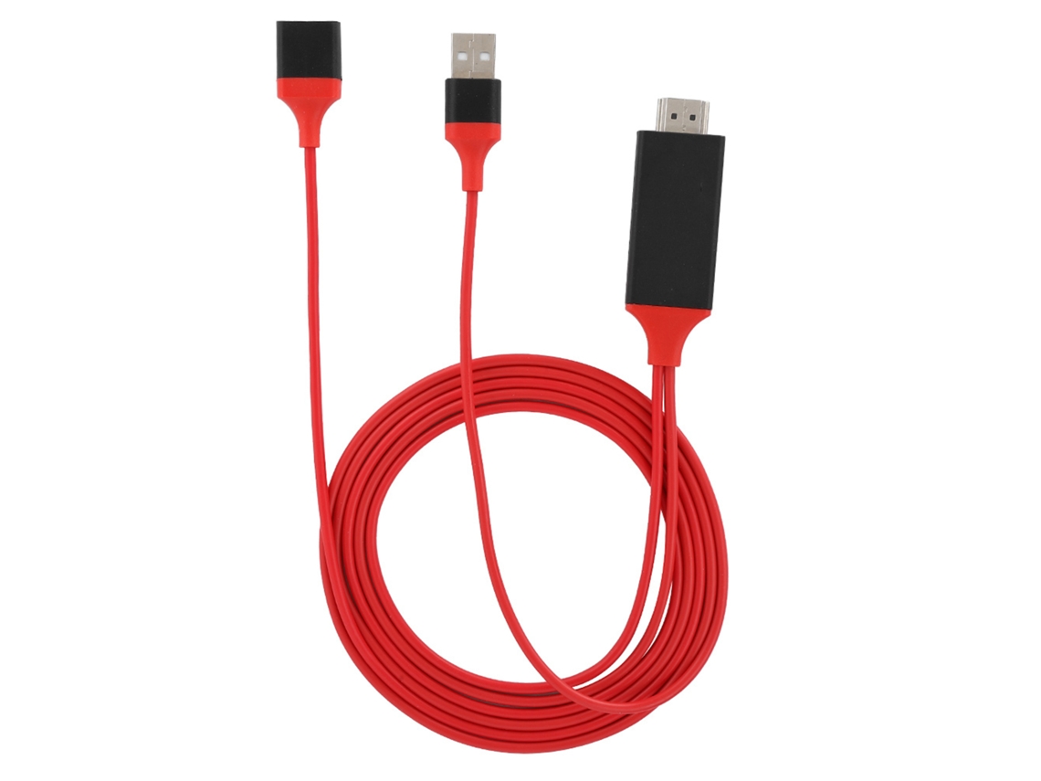 Cable De Pantalla Compartida (transmisión Hd 1080p De Teléfono Móvil A Tv)