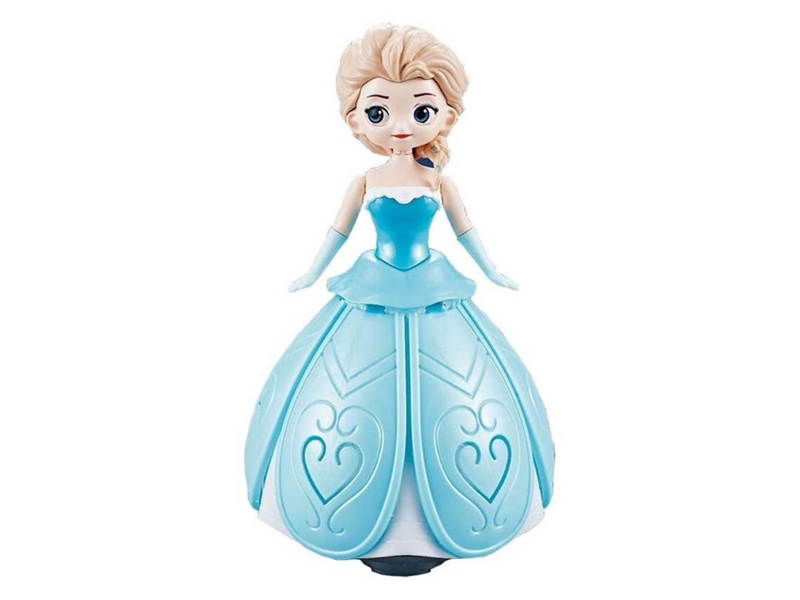 Muñeca bailarina princesa giratoria, luces de ensueño, juguetes musicales eléctricos para niños