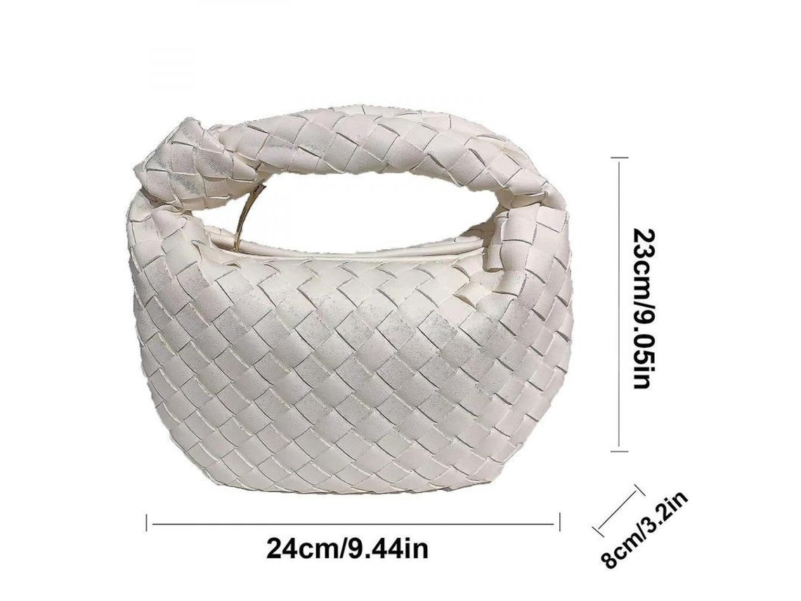 Bolso Hobo Para Mujer 2023, De Piel Sintética Suave, Con Correa De Tela Y Cierre De Nudo Para Llevar Cruzado - Para Compras Diarias