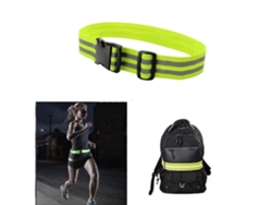 Cinturón Reflectante Ajustable Para Correr Y Practicar Deportes - Equipo De Seguridad Portátil Con Cinta Reflectante