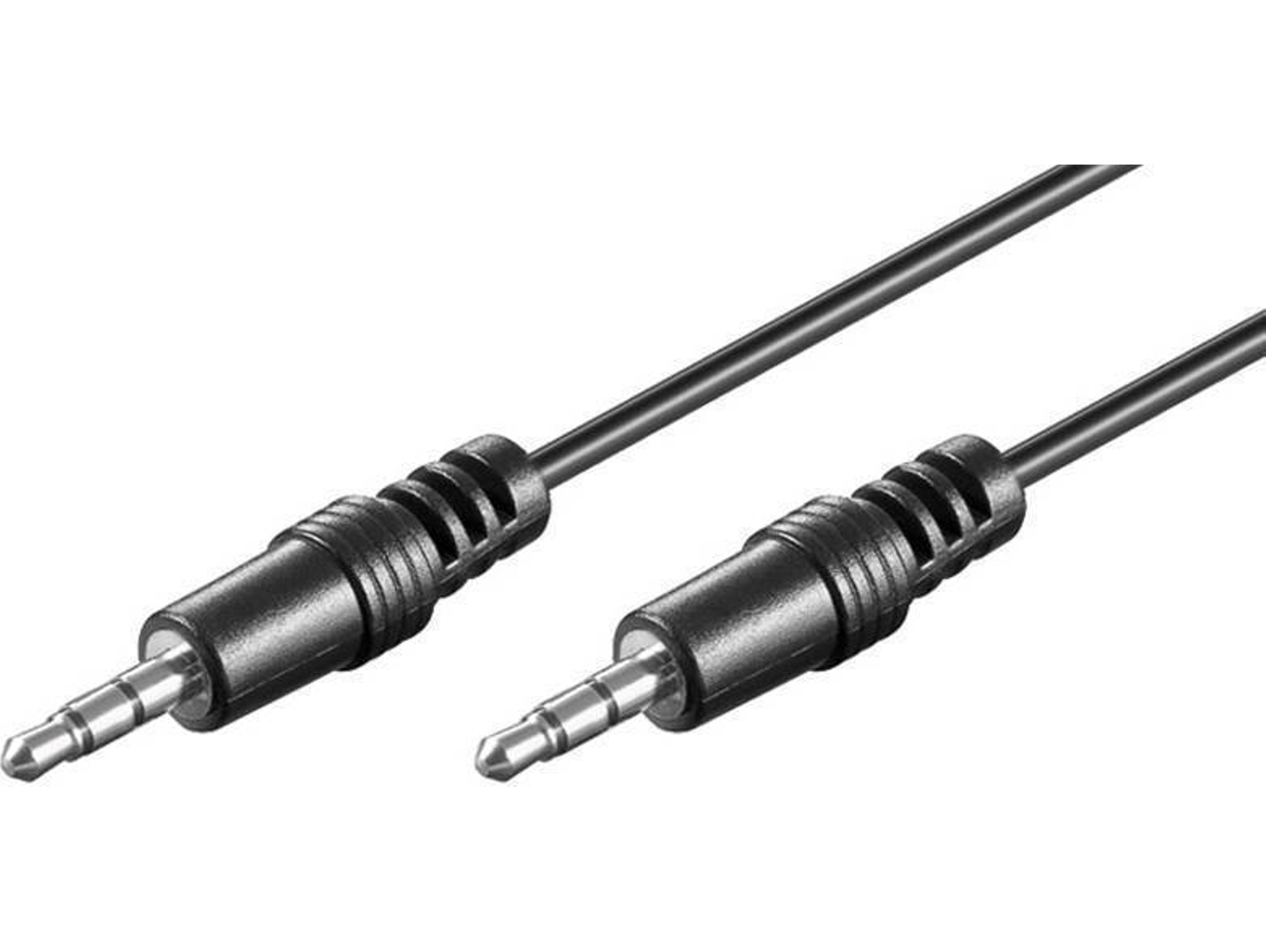 Cable de Audio GOOBAY (1.5 m - Negro)