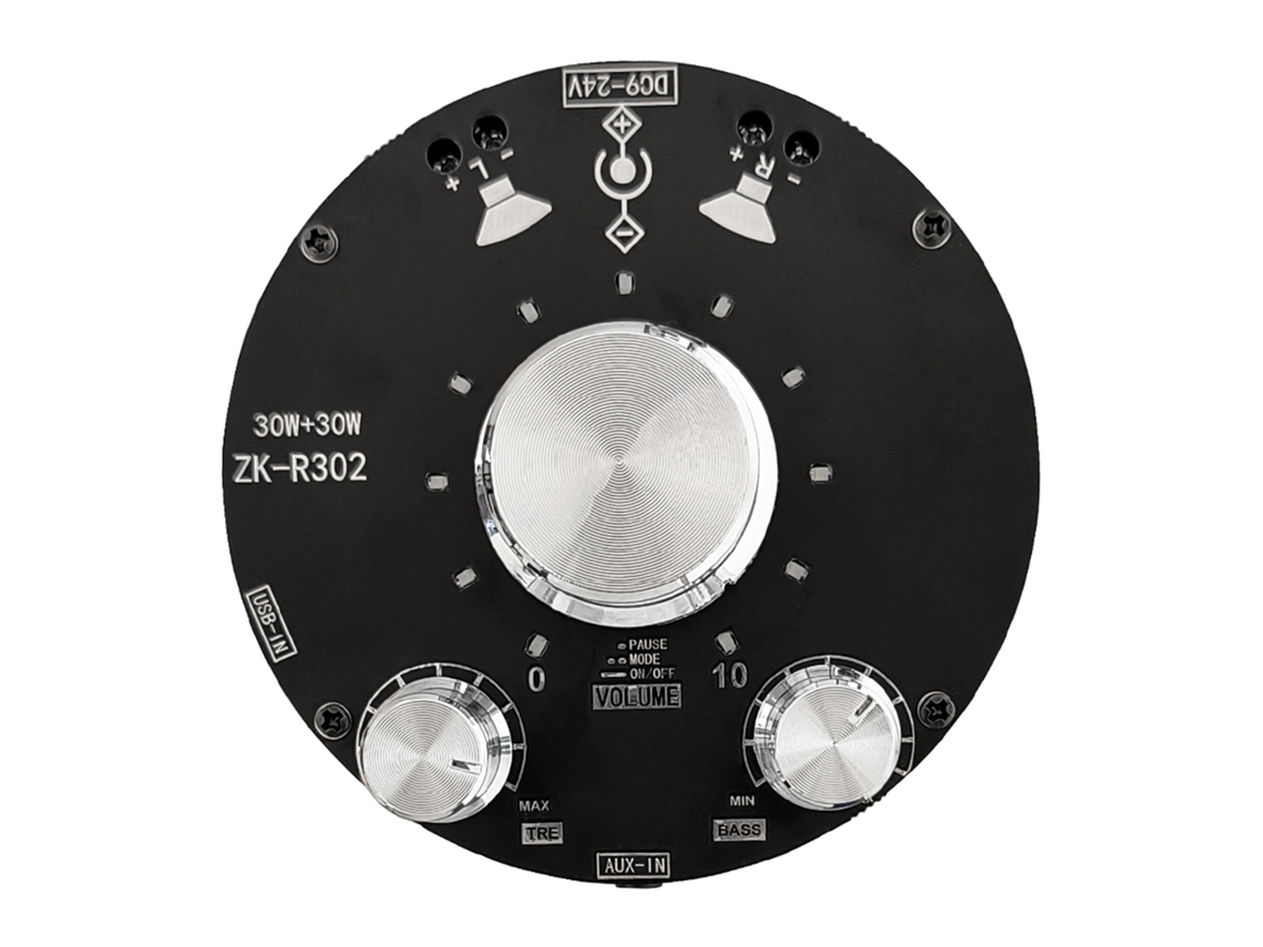 Placa Amplificadora Con Ajuste De Tono Alto Y Bajo, Módulo Amplificador Bluetooth Ajustable De 30 W.