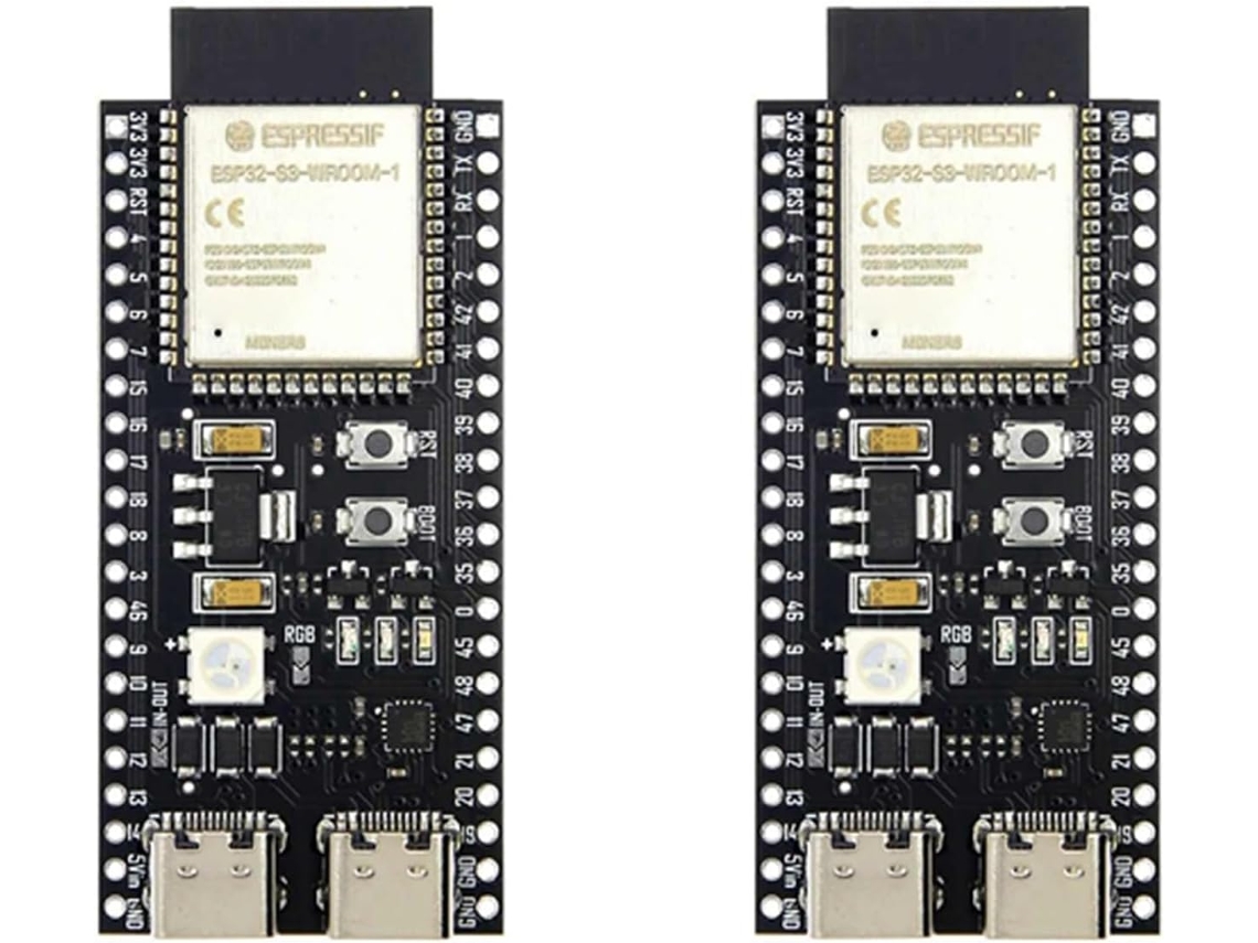 2 placas de desarrollo ESP32 ESP32 S3 Wifi + Bluetooth IoT Dual Type C SFUSHOS (ESP32 C6 DevKit 1)