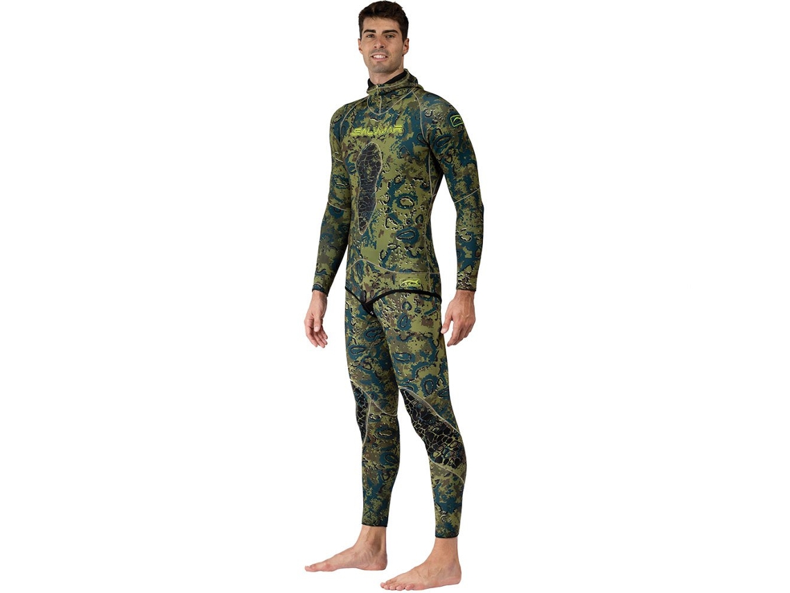 Wetsuit N.A.T. 101 Camu 5.5 Mm Verde Msalvimar
