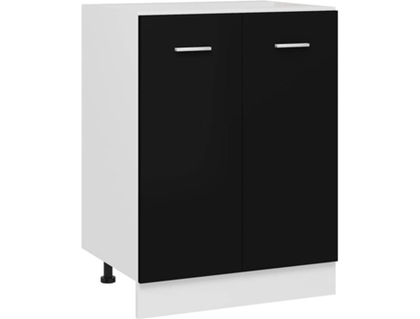Mueble de cocina VIDAXL Negro Madera contrachapada (60x46x81.5)