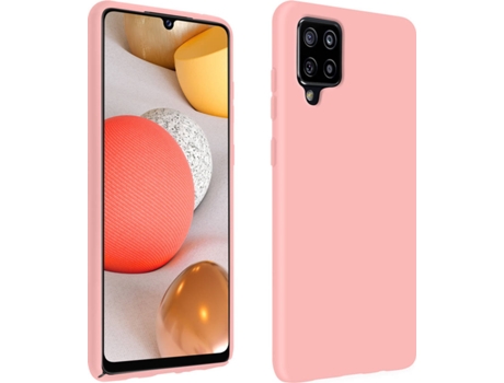 Carcasa Samsung Galaxy A42 5G AVIZAR Semirrígida Mate Rosa