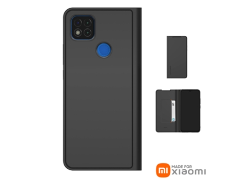 Funda para Xiaomi Redmi 9C, Redmi 10A MADE FOR XIAOMI Piel Negro