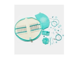 Juego de agujas intercambiables KNITPRO Mindful Gratitude de 13 cm, color verde