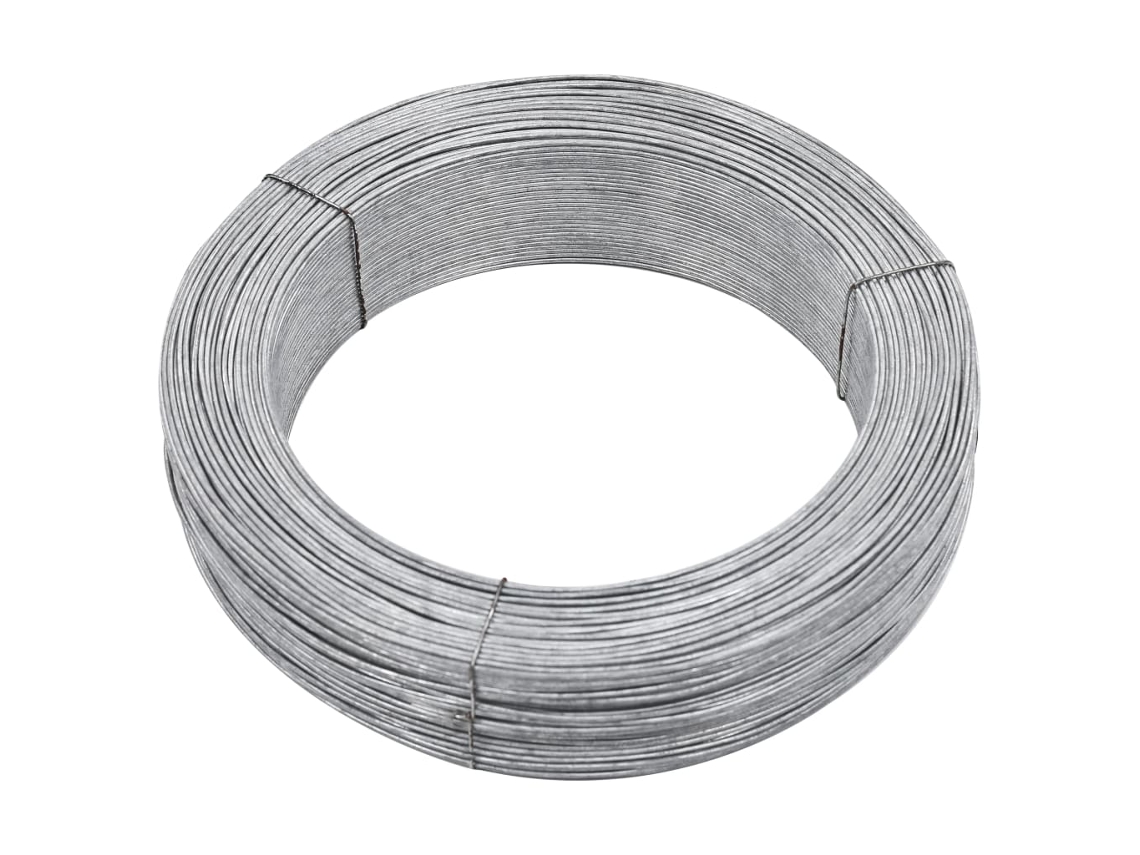 Alambre para asegurar valla 250 m 2,5 mm acero DKD HOME DECOR