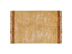Alfombra de pelo corto BELIANI Hanli de Viscosa Naranja 160x230
