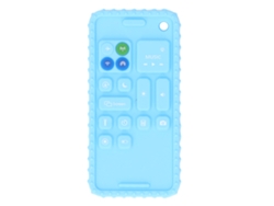 Juguete Masticable Dental De Silicona Para Bebés Con Forma De Teléfono Inteligente Y Botones - Varias Formas - Azul
